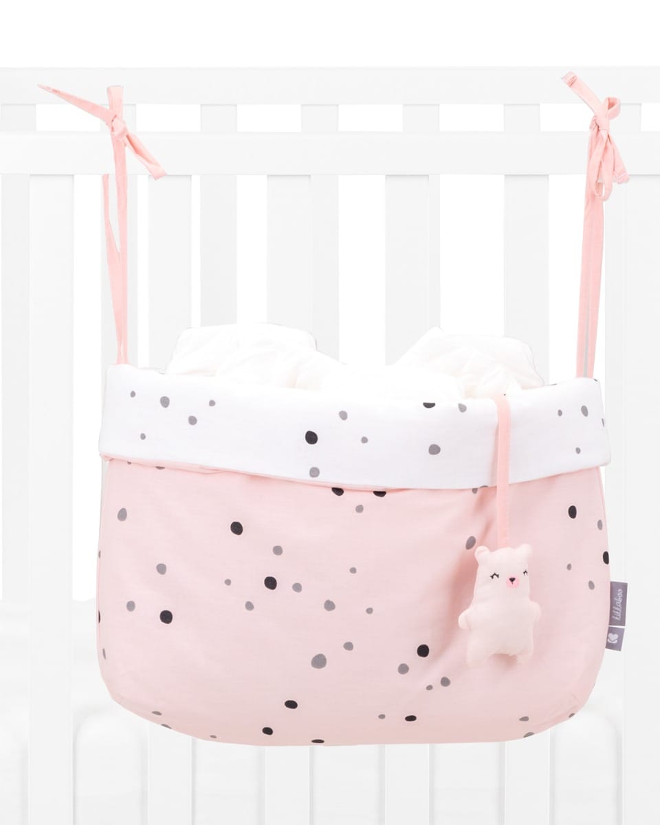 Кош за памперси с връзки Bear with me Pink - Image 2