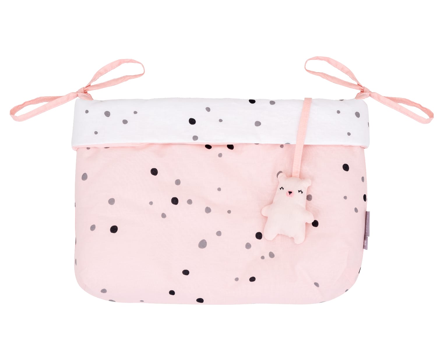 Кош за памперси с връзки Bear with me Pink