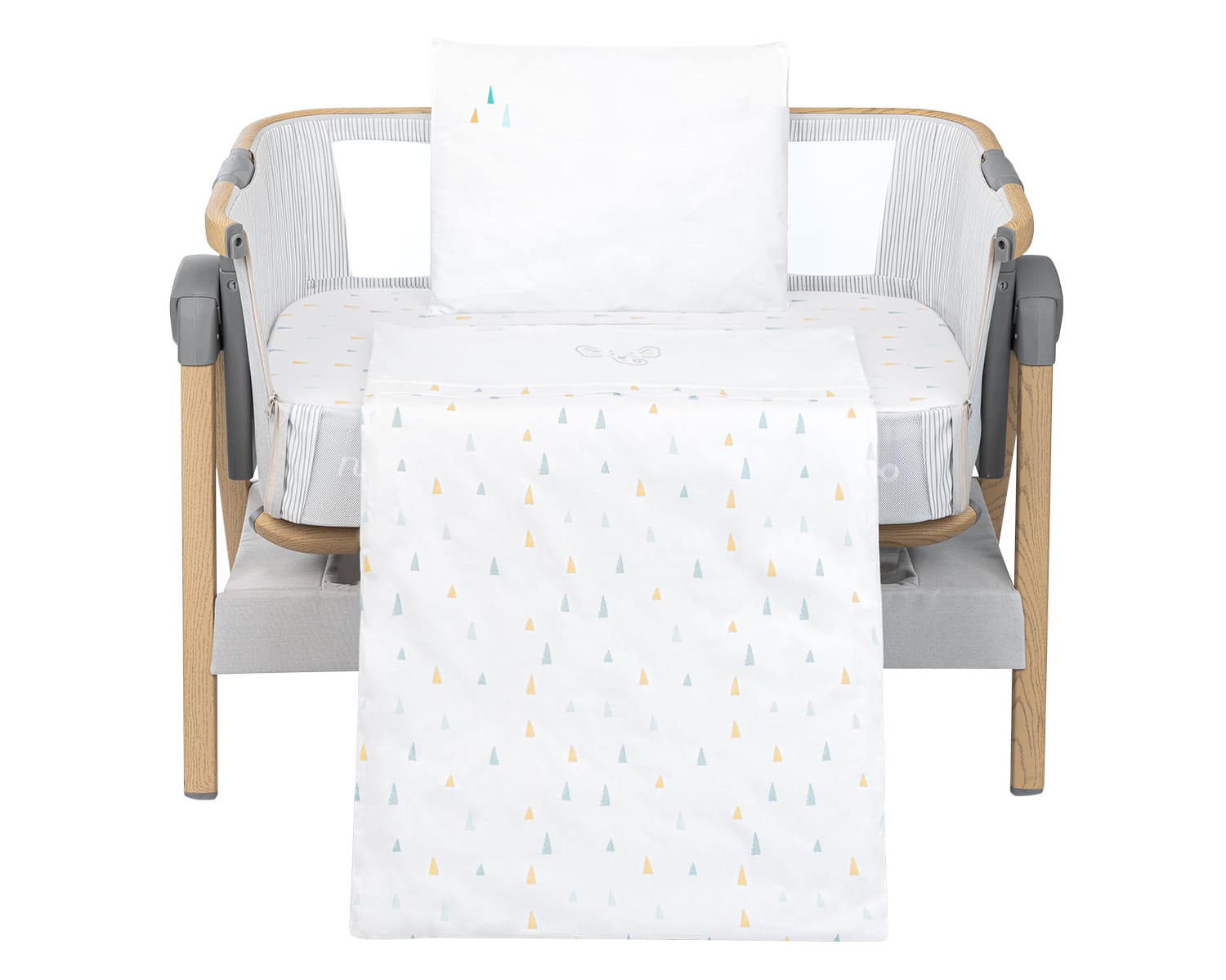 Бебешки спален комплект за мини-кошара 5ч Elephant Time