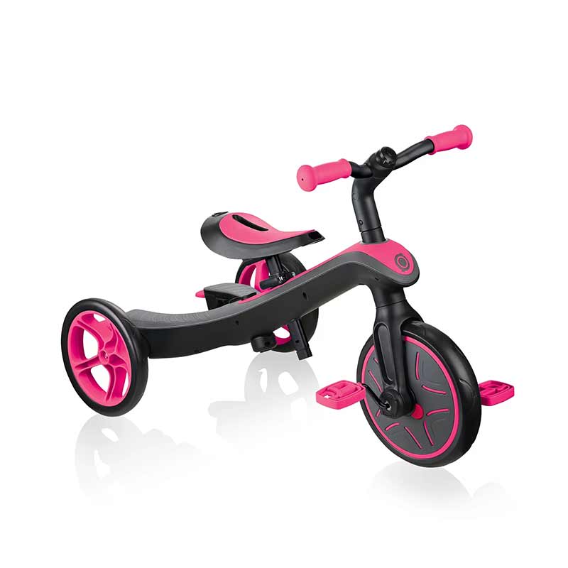 Детска триколка 4 в 1 Globber Trike Explorer, розова - Image 2