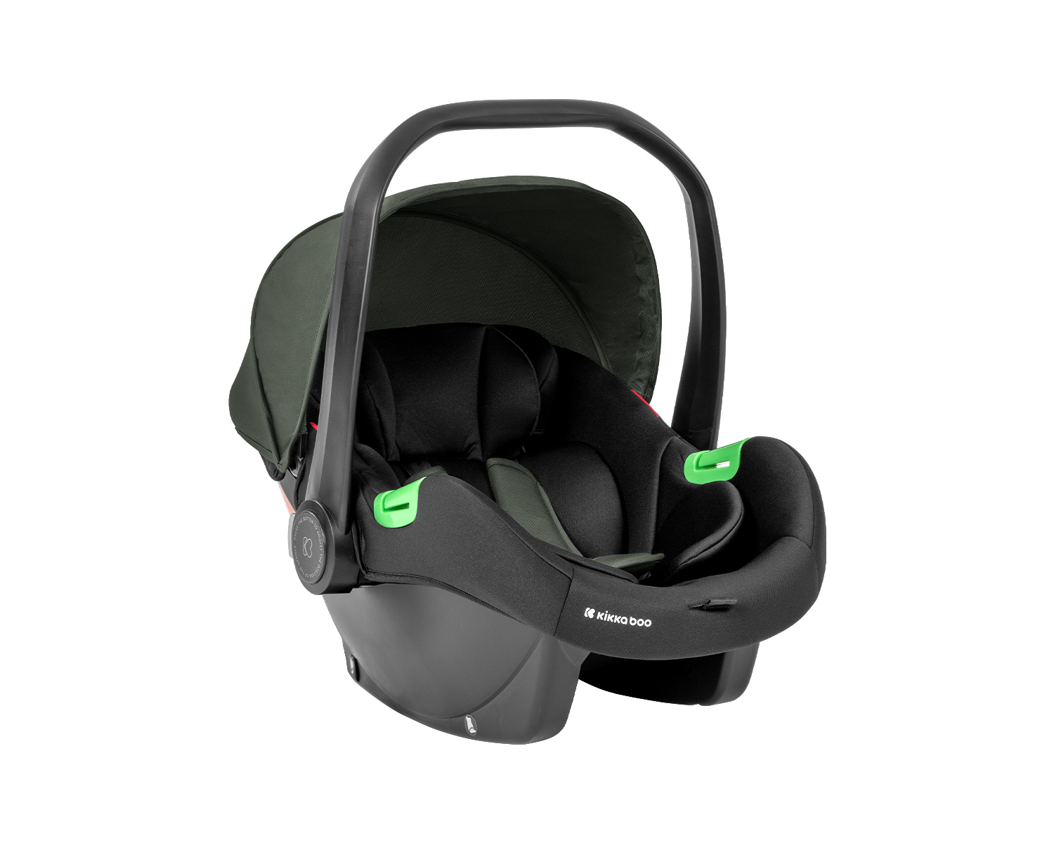 Комбинирана количка 3в1 с кош за новородено Ava Army Green - Image 4