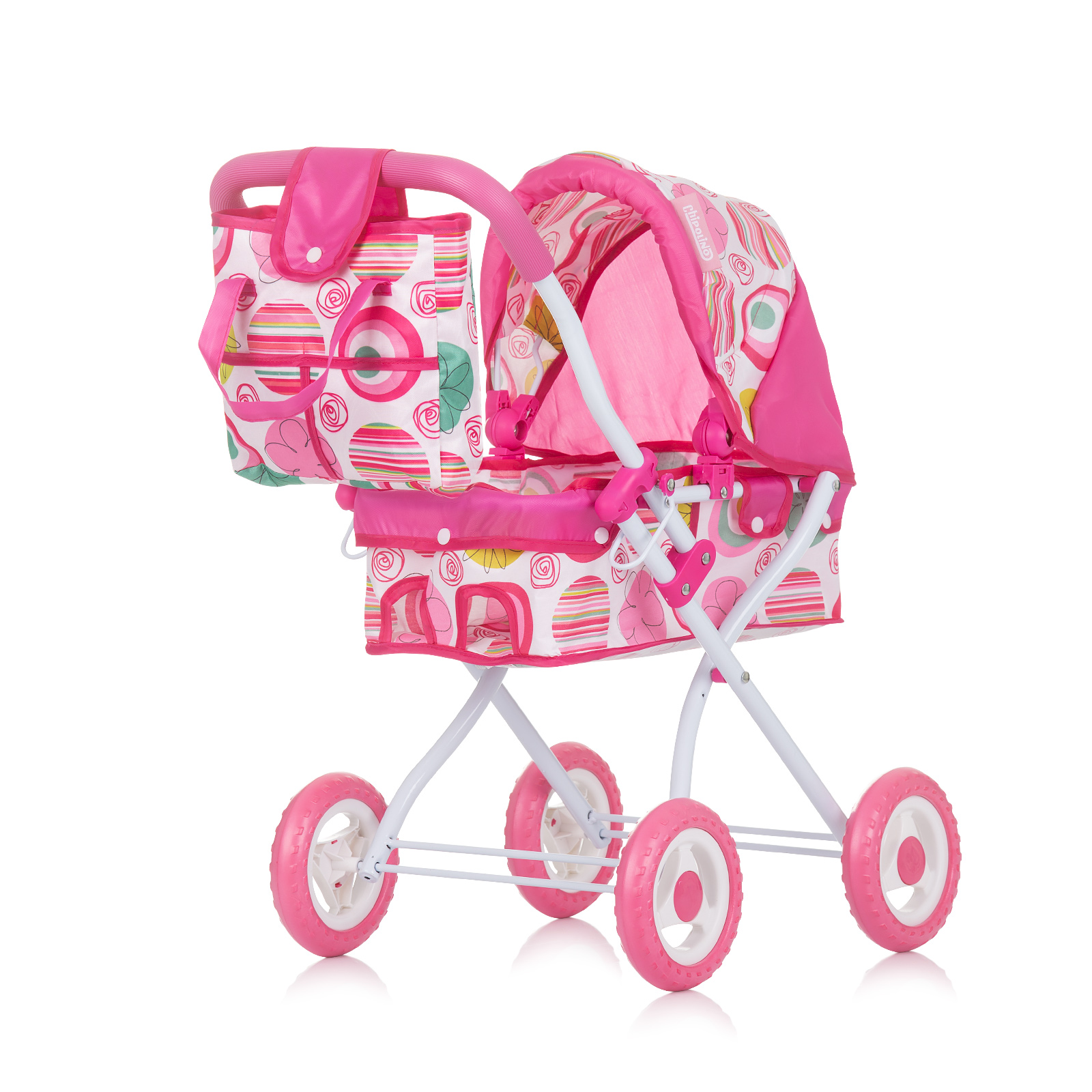 Количка за кукли "Емили" шарена