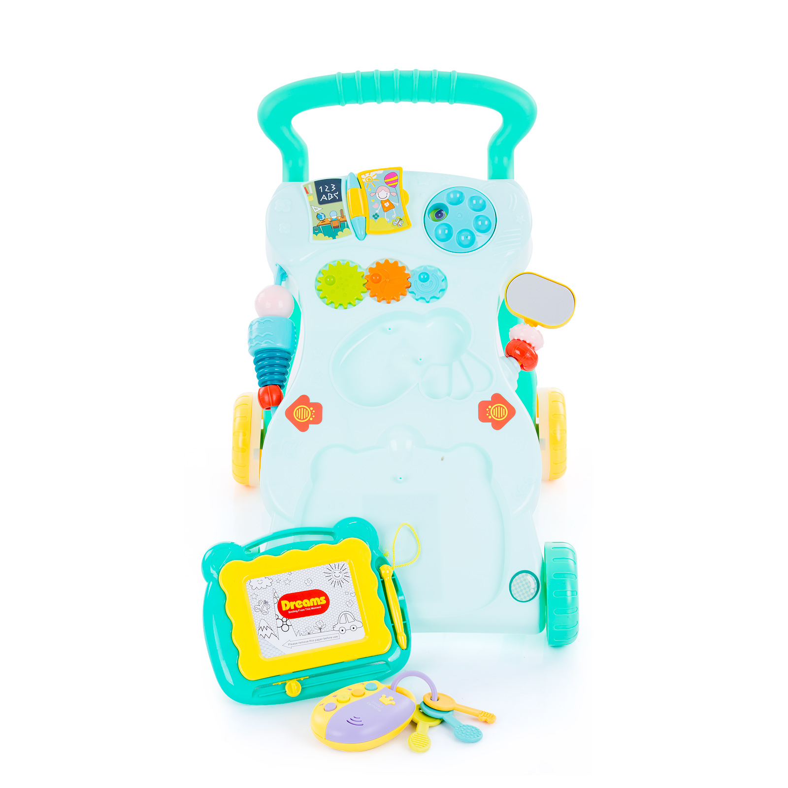 Музикална играчка на колела "Funny" минт - Image 3