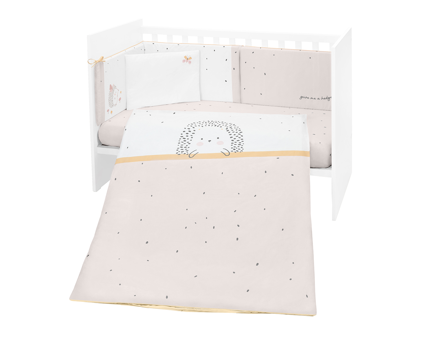 Бебешки спален комплект 6 части 60/120 Hedge-hugs