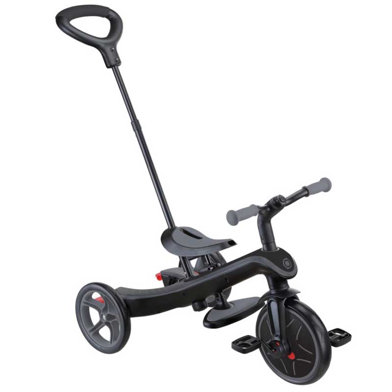 Триколка 4 в 1 GLOBBER EXPLORER TRIKE DELUXE PLAY със сенник в черен цвят - Image 5