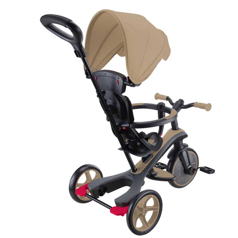 Триколка 4 в 1 GLOBBER EXPLORER TRIKE със сенник в бежов цвят - Image 3