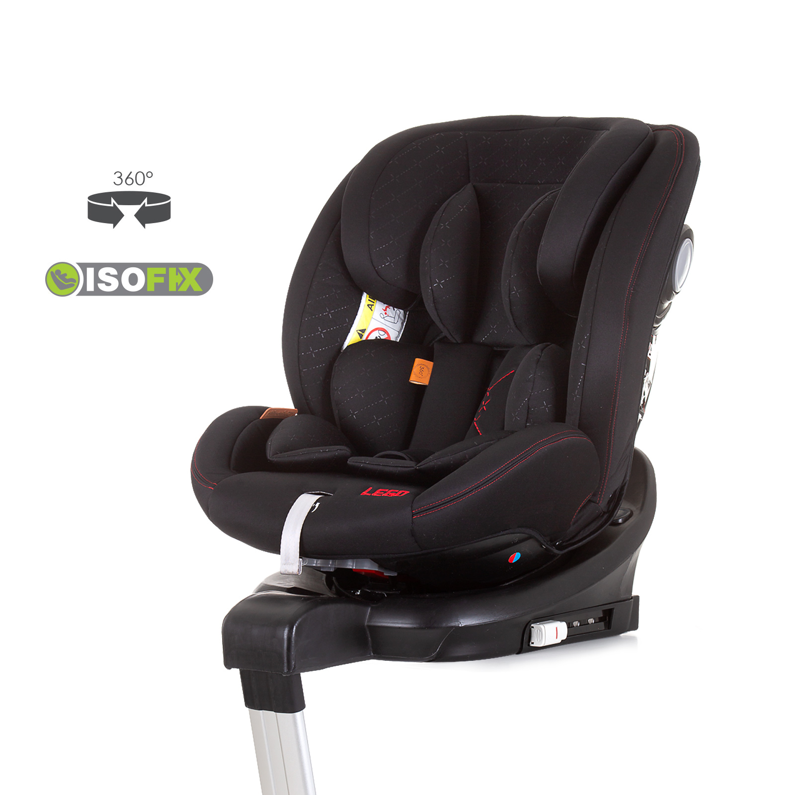 Ст.кола 0-36 кг,ISOFIX, 360, Лего абанос