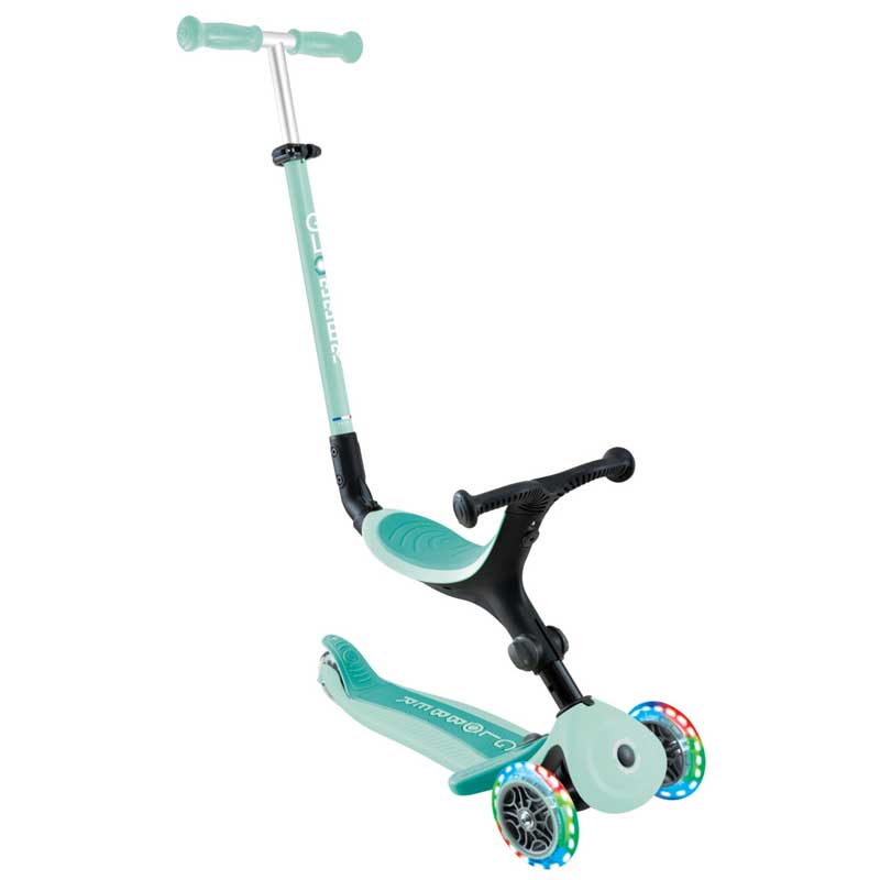 Сгъваема тротинетка с родителски контрол 5 в 1 Globber Go Up Active Lights