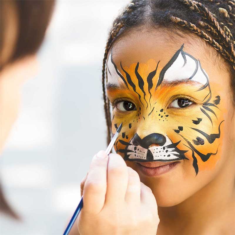 Цветни боички за рисуване на лице и тяло