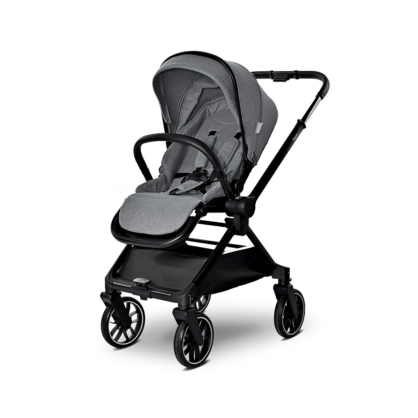 Д.КОЛИЧКА REYA 2in1 GREY до 22 кг кош за новороден - Image 4