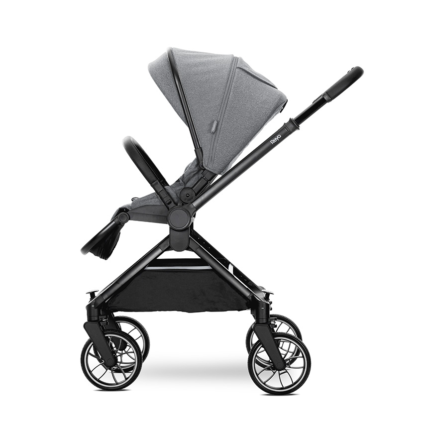 Д.КОЛИЧКА REYA 2in1 GREY до 22 кг кош за новороден - Image 6