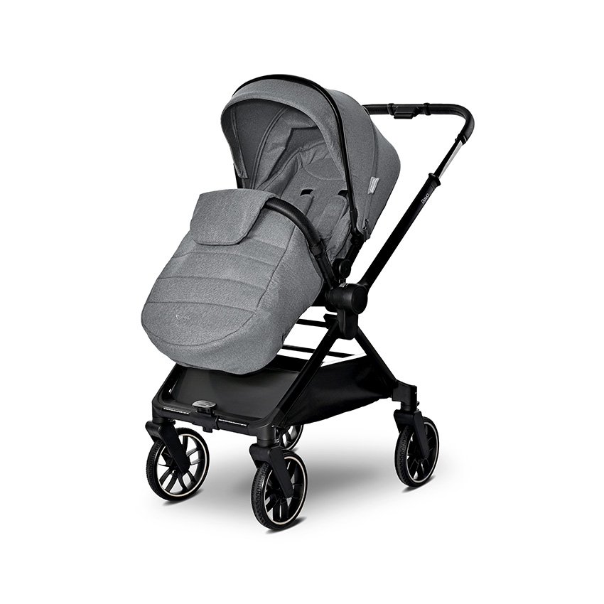 Д.КОЛИЧКА REYA 2in1 GREY до 22 кг кош за новороден - Image 7