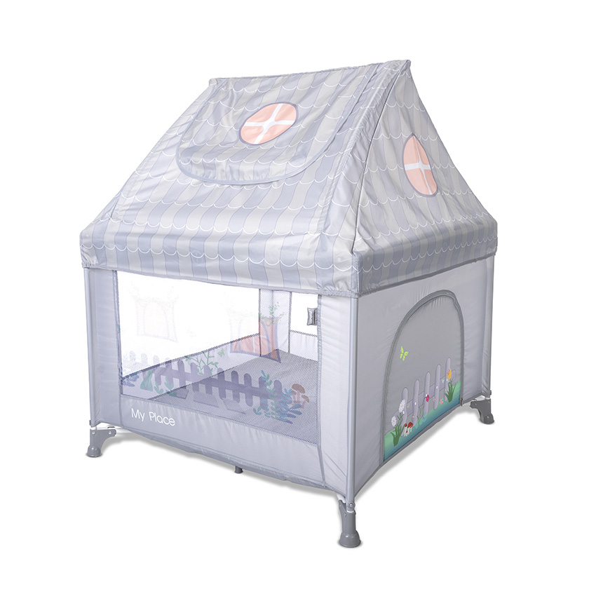 КОШАРА ЗА ИГРА MY PLACE С ПОКРИВ GREY