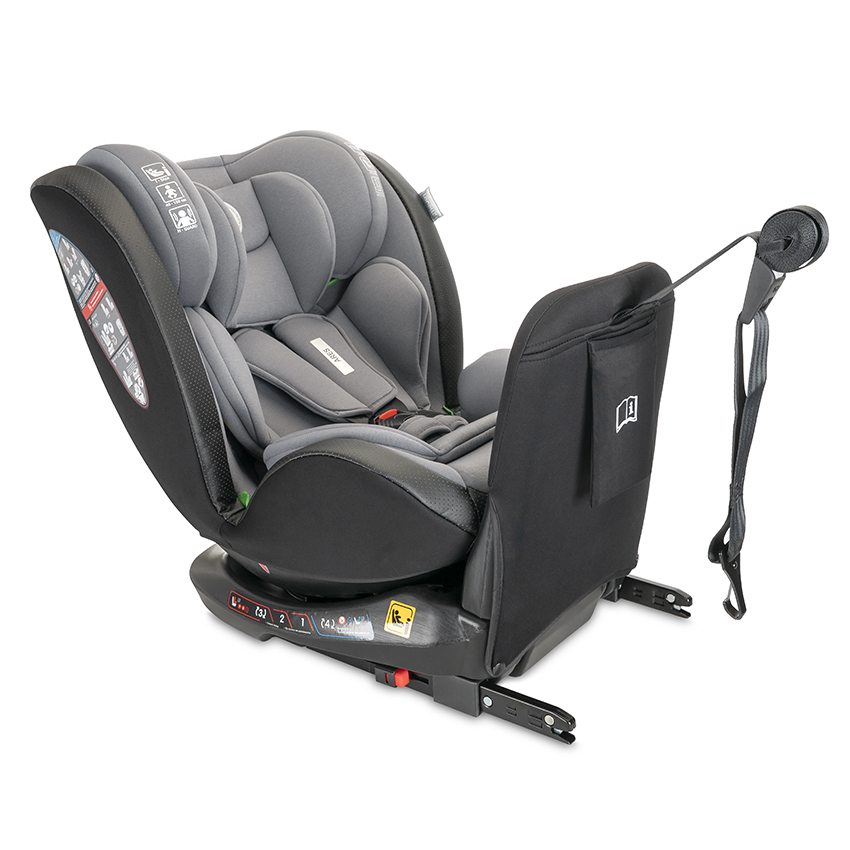СТОЛ ЗА КОЛА ARES GREY i-Size 40-150 CM ISOFIX 360
