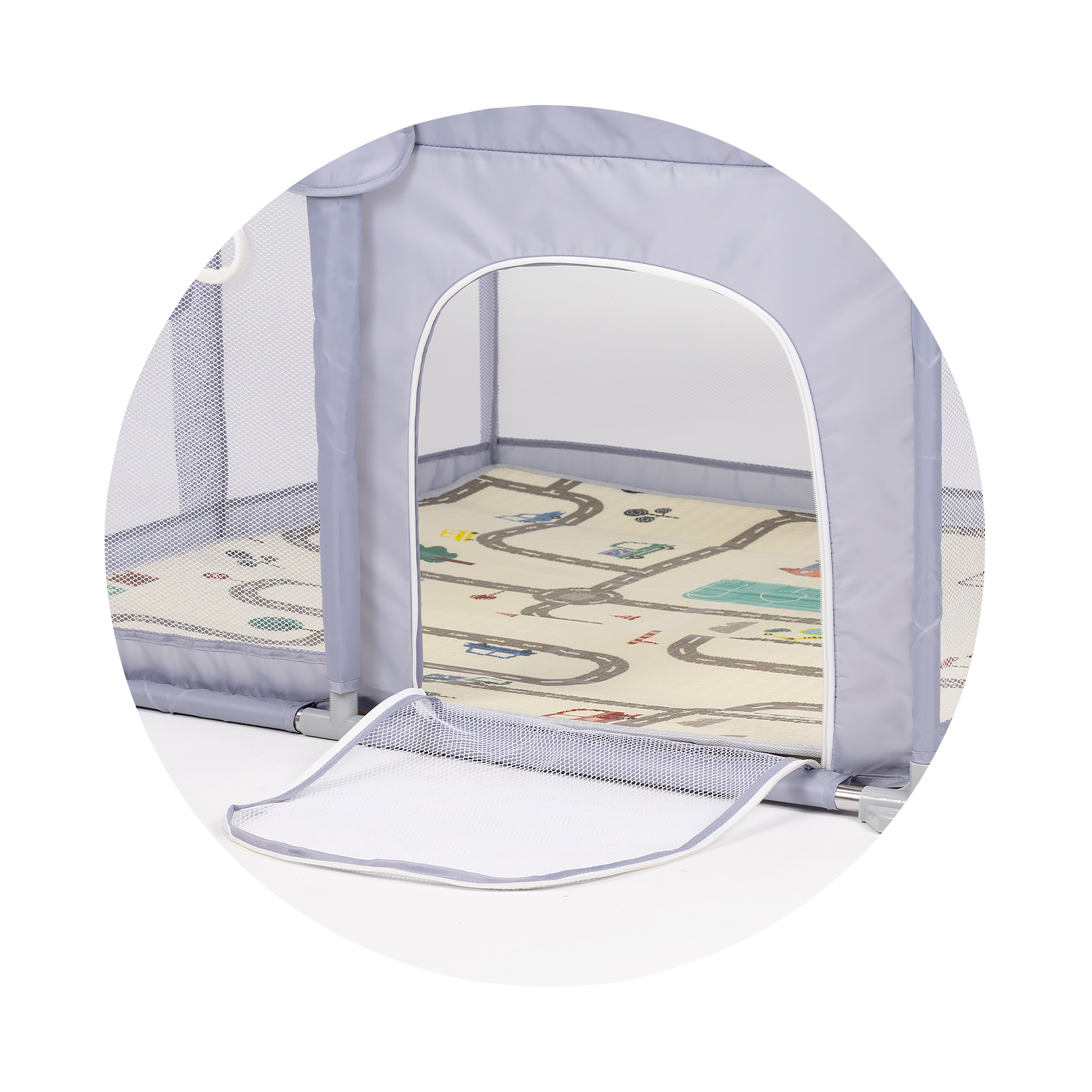 Кошара за игра Laguna180/200 cm, сива - Image 3