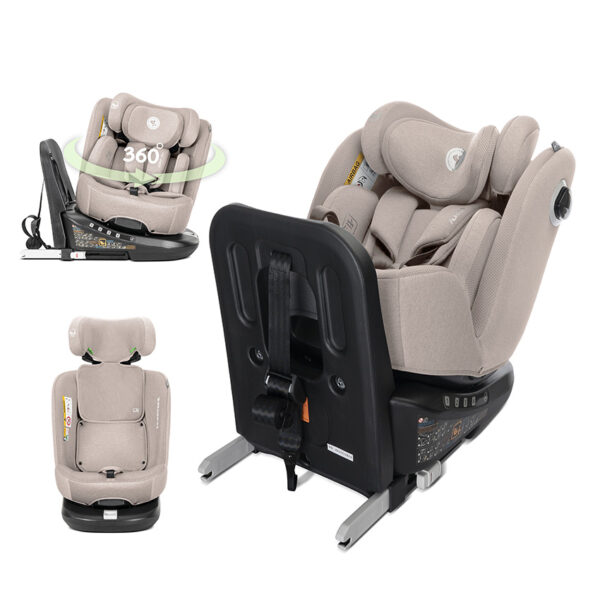 СТОЛ ЗА КОЛА AURIGA BEIGE i-Size 40-150 CM ISOFIX