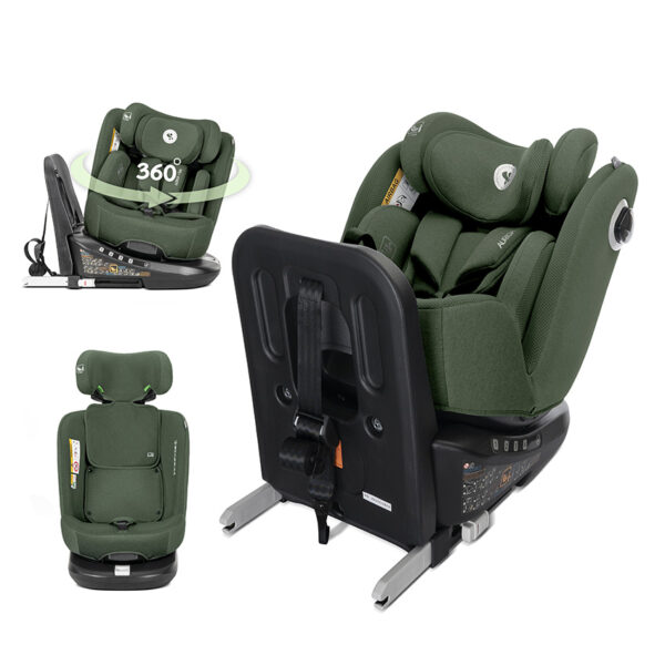 СТОЛ ЗА КОЛА AURIGA GREEN i-Size 40-150 CM ISOFIX
