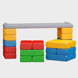 Голям детски конструктор от строителни блокове