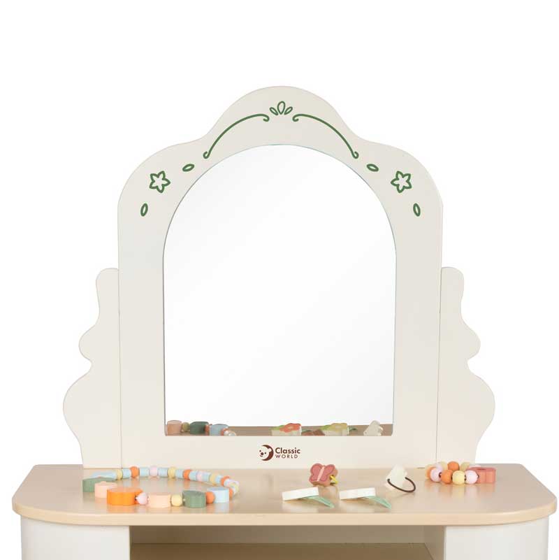 Детска дървена тоалетка с огледало Magic Dresser Classic World - Image 4