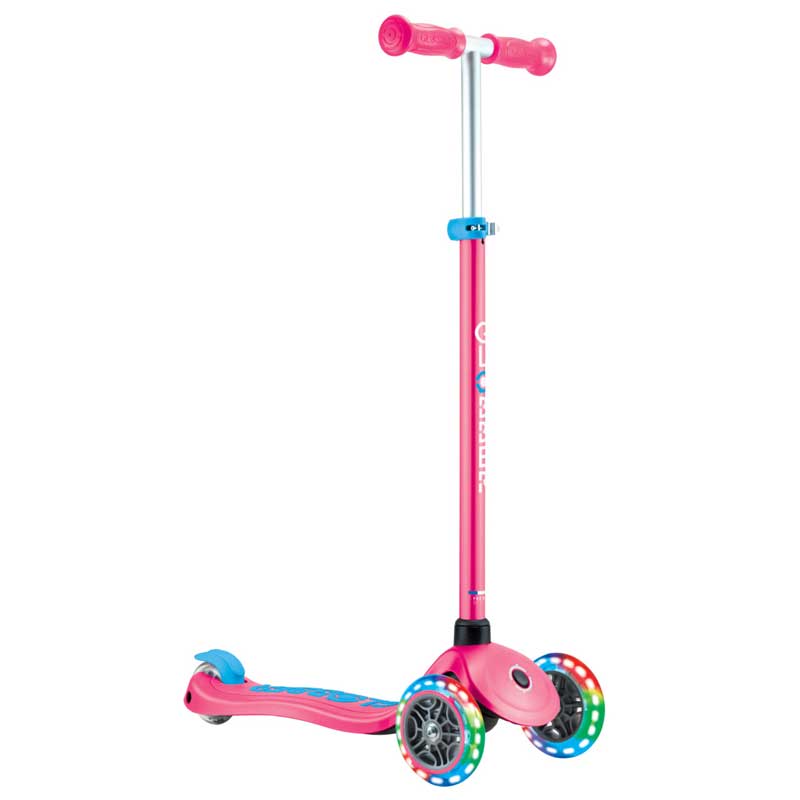 Детска тротинетка с 3 светещи колела GLOBBER PRIMO PLUS LIGHTS