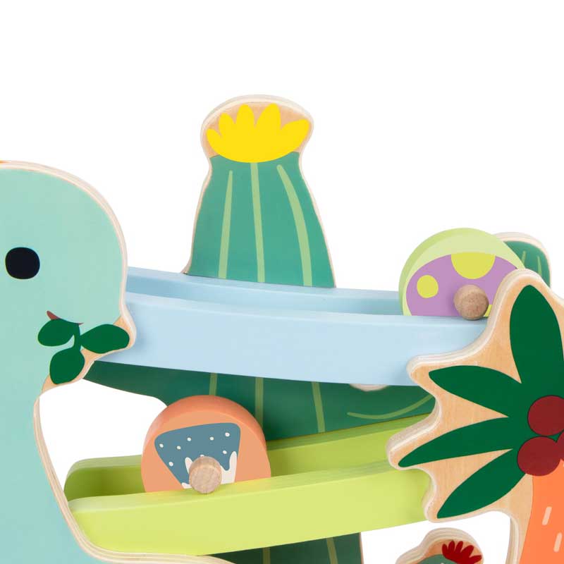 Дървена играчка - пързалка Динозавър Classic World - Image 2