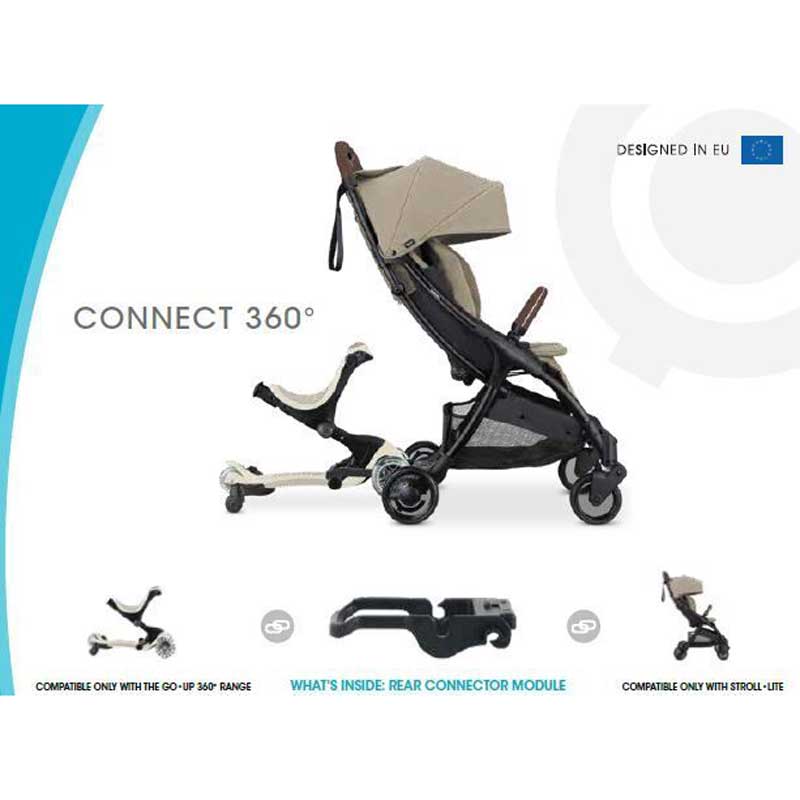 Конектор за свързване на тротинетка с бебешка количка GLOBBER CONNECT 360° - Image 4