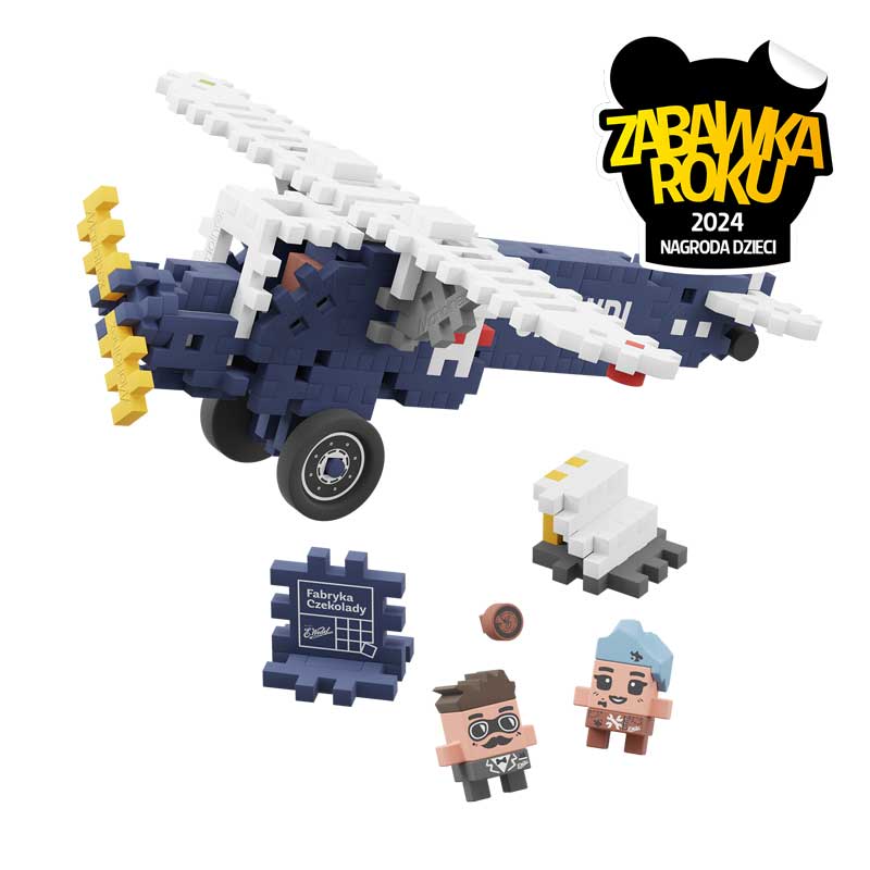 Мини вафлен конструктор Marioinex "Самолет RWD-13", 120 части - Image 6