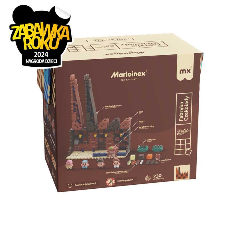 Мини вафлен конструктор Marioinex "Шоколадова фабрика", 230 части - Image 8