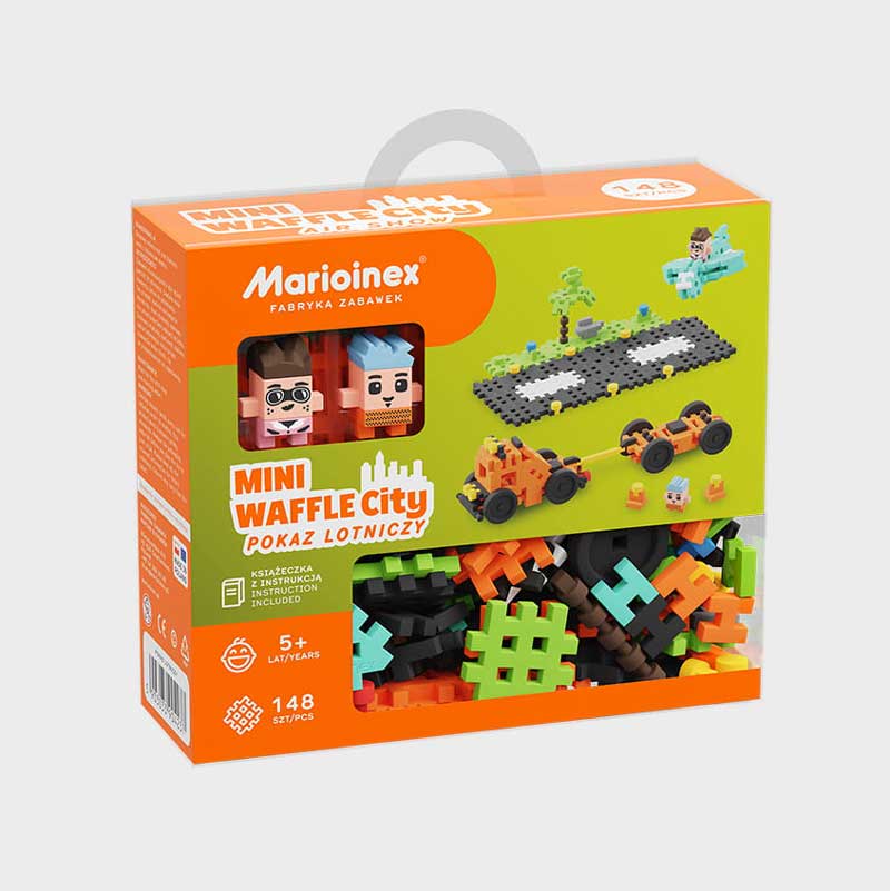 Мини вафлен конструктор Marioinex "Шоу в небето", 148 части - Image 4