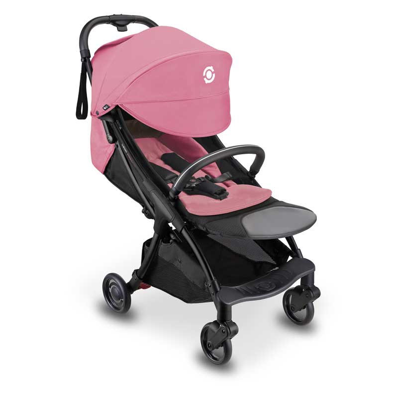 Сгъваема бебешка количка GLOBBER STROLL LITE в пастелно розов цвят - Image 4