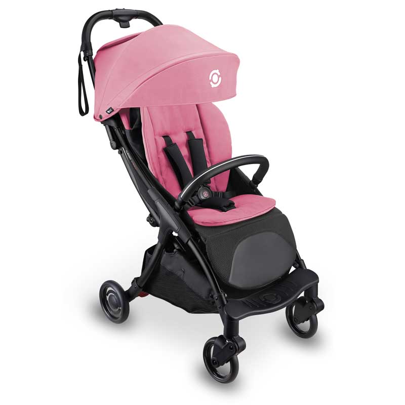 Сгъваема бебешка количка GLOBBER STROLL LITE в пастелно розов цвят - Image 6