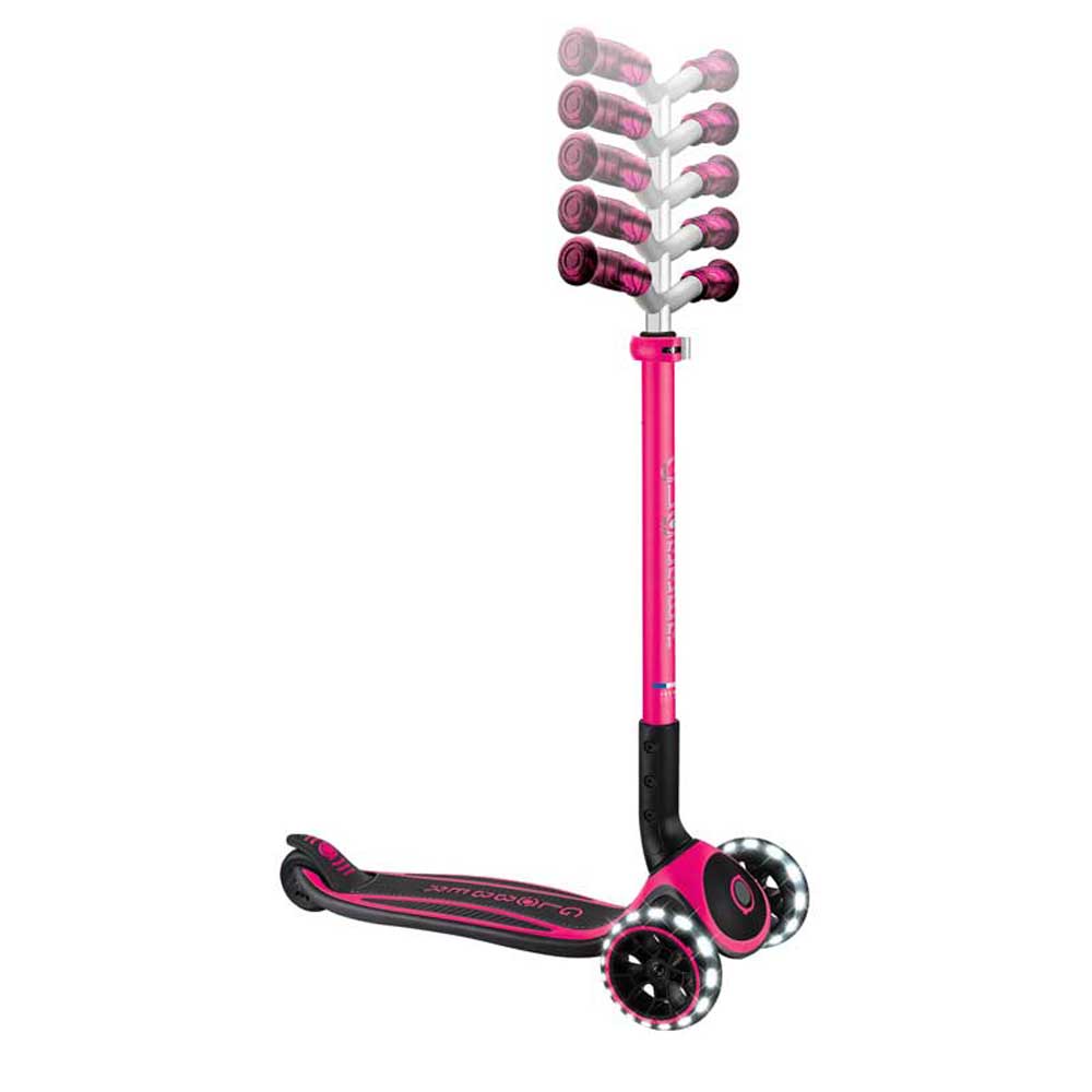 Сгъваема тротинетка за деца над 4 години GLOBBER ACE LIGHTS, розова - Image 3