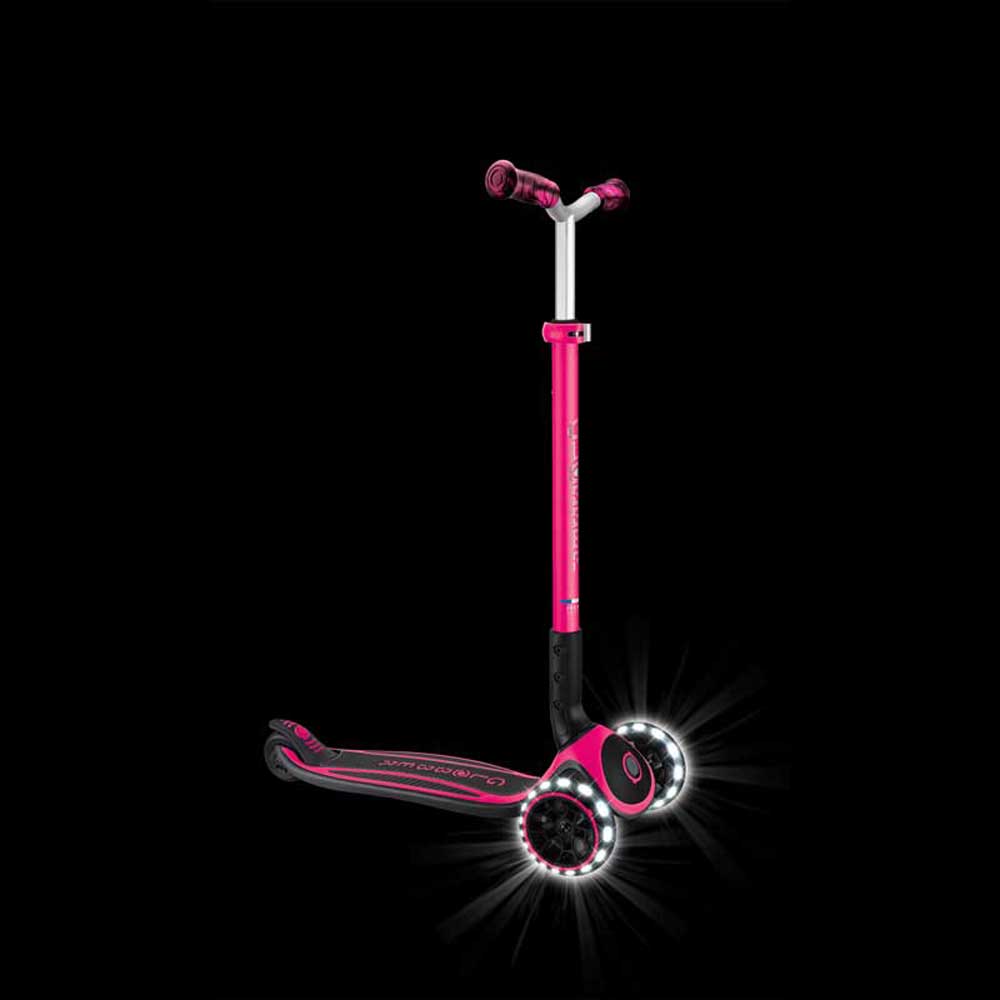 Сгъваема тротинетка за деца над 4 години GLOBBER ACE LIGHTS, розова - Image 8