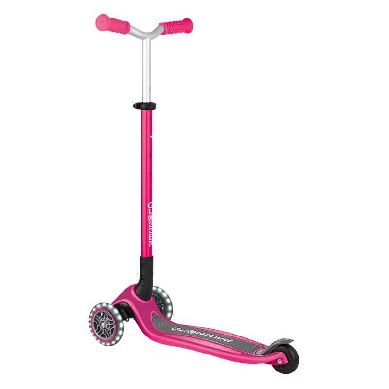 Сгъваема тротинетка с три колела Globber Master lights - розова - Image 5