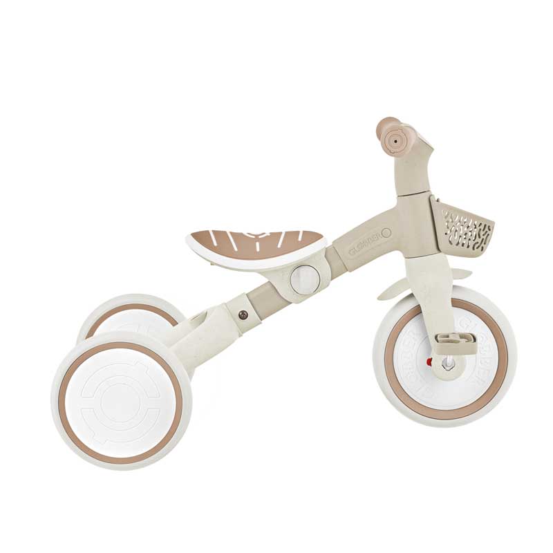 Триколка с родителски контрол 3 в 1 GLOBBER LEARNING TRIKE PLUS ECOLOGIC, бежова - Image 4