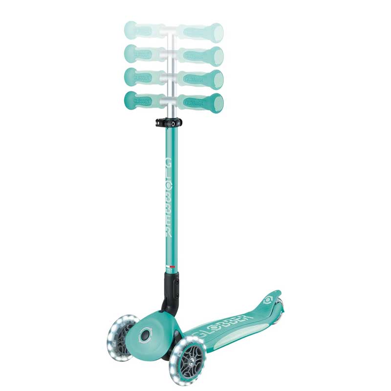 Тротинетка с родителски контрол GO UP DELUXE LIGHTS, ментова - Image 3
