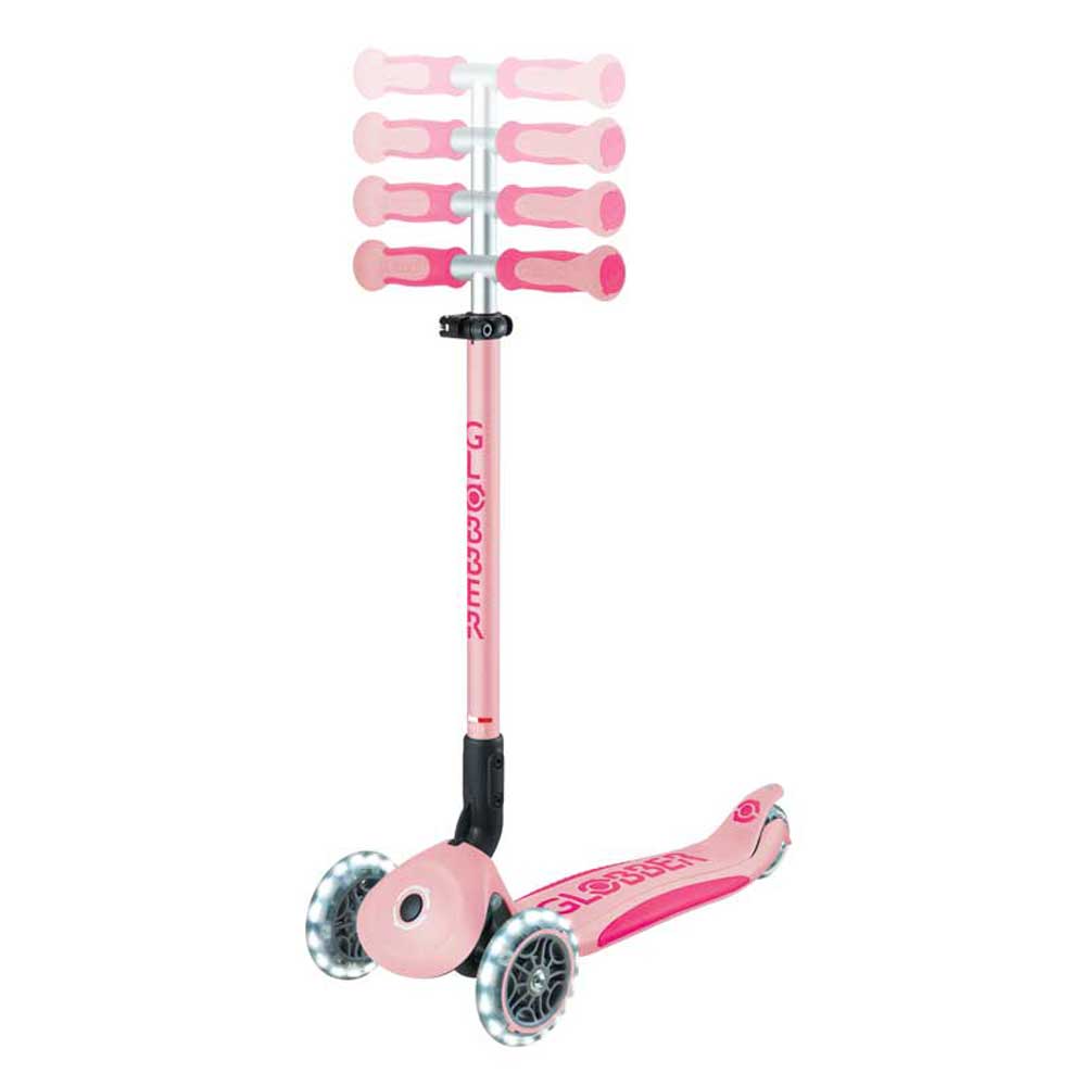 Тротинетка с родителски контрол GO UP DELUXE LIGHTS, пастелно розова - Image 6