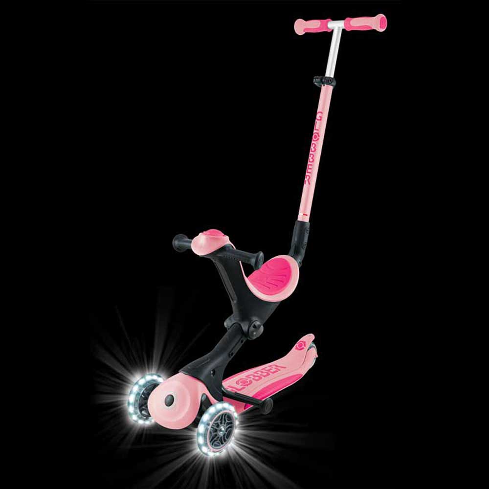 Тротинетка с родителски контрол GO UP DELUXE LIGHTS, пастелно розова - Image 9