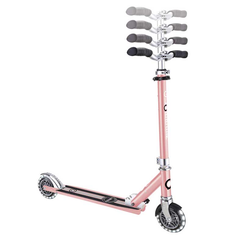 Алуминиева детска тротинетка GLOBBER FLOW ELEMENT LIGHTS - розово злато - Image 10