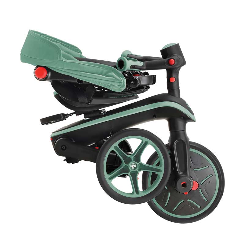 Детска триколка 4 в 1 GLOBBER EXPLORER TRIKE FOLDABLE, сгъваема, цвят маслина - Image 16