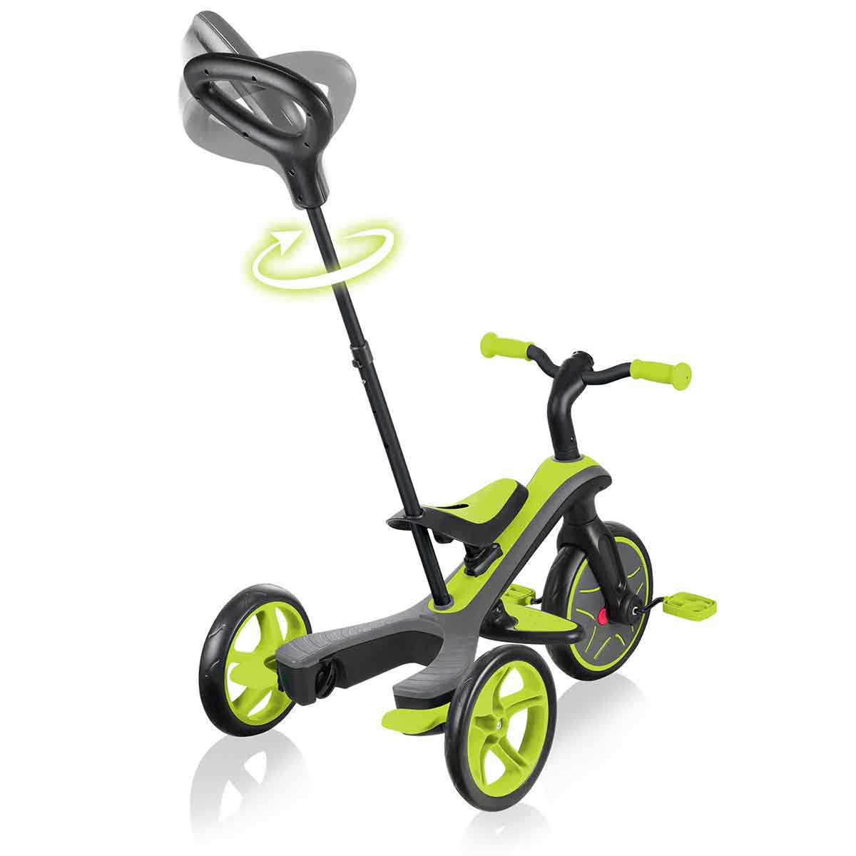 Детска триколка 4 в 1 Globber Trike Explorer, зелена - Image 9