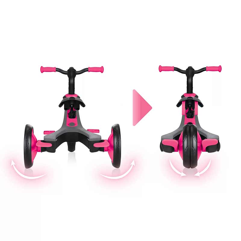 Детска триколка 4 в 1 Globber Trike Explorer, розова - Image 11