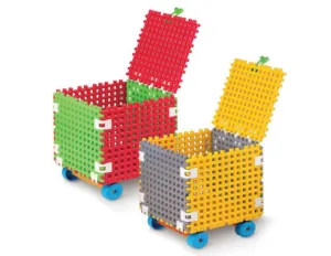 Детски куб за игра и съхранение на играчки - QB