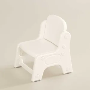 Детско пластмасово столче - бяло