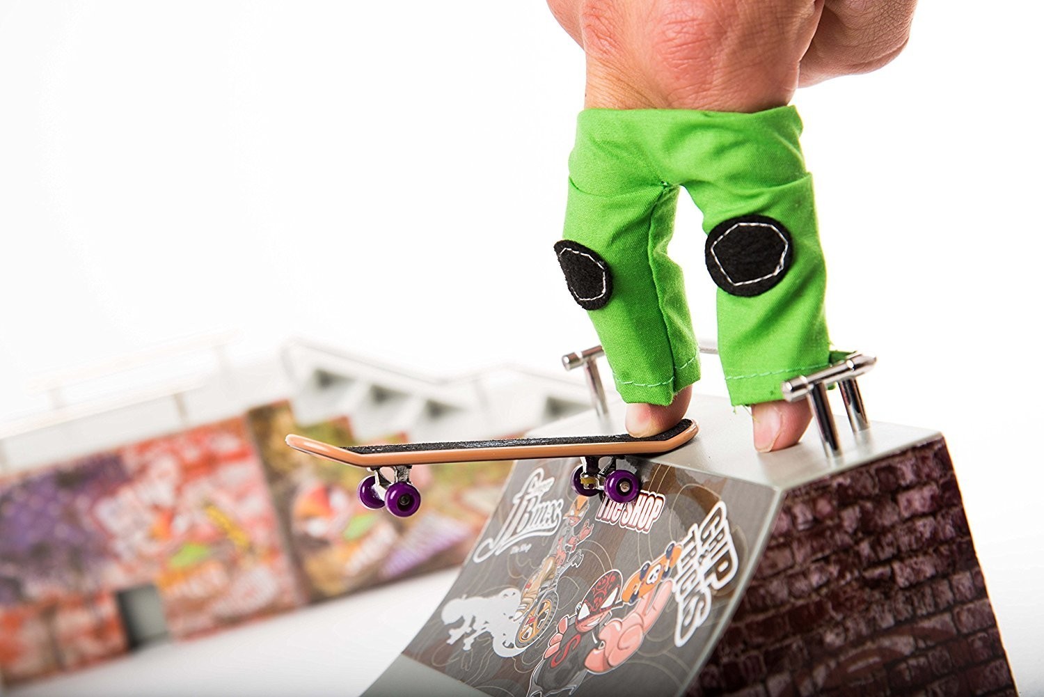 Играчка за пръсти Skateboard, тюркoаз - Image 5