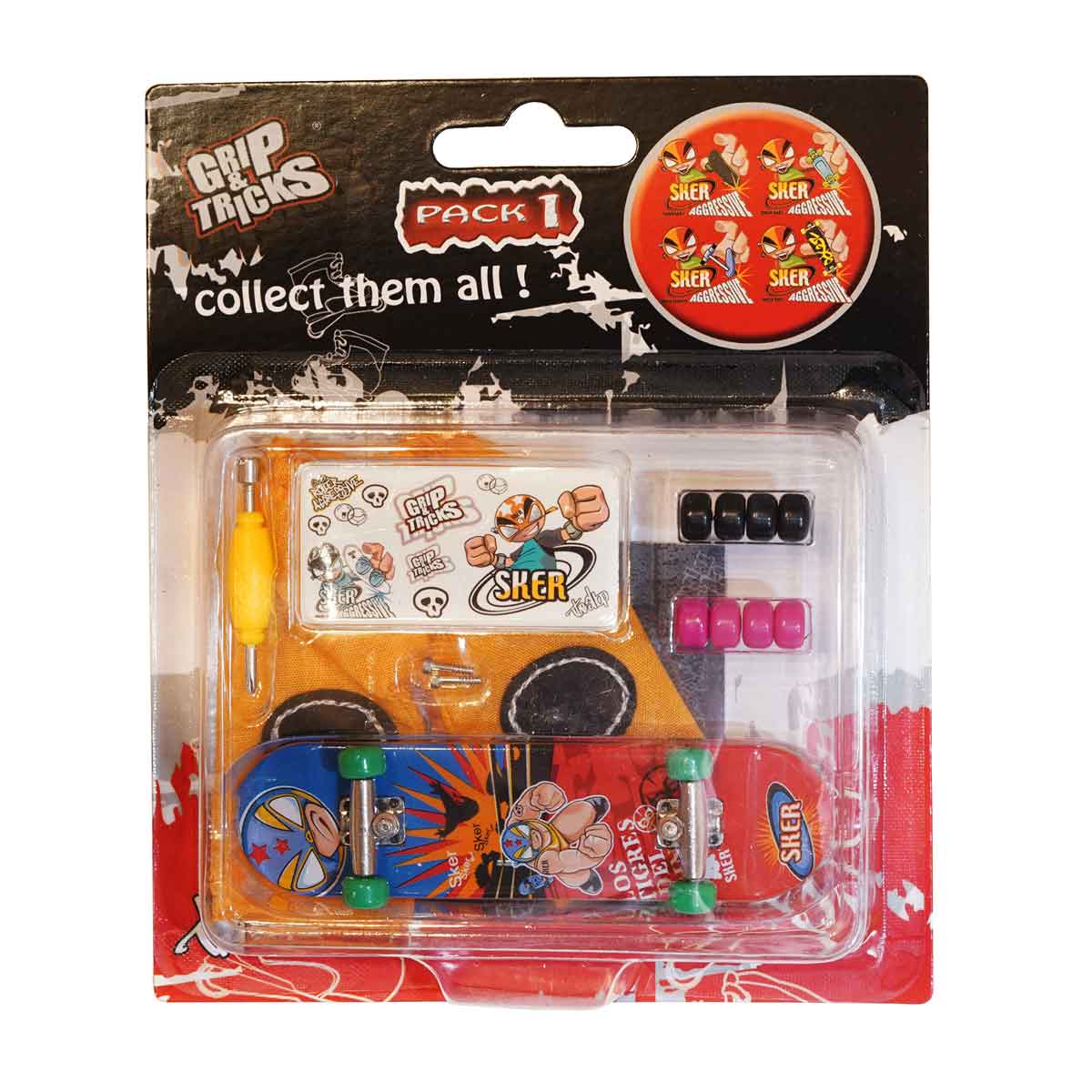 Играчка за пръсти Skateboard