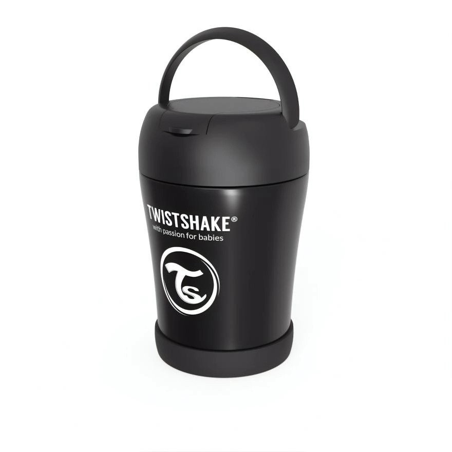 Контейнер за храна от неръждаема стомана Twistshake 6+ месеца черен - Image 5