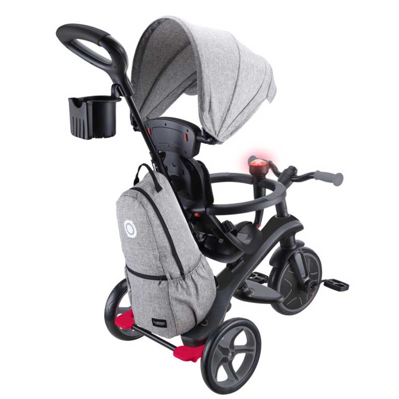 Триколка 4 в 1 GLOBBER EXPLORER TRIKE DELUXE PLAY със сенник в черен цвят - Image 14