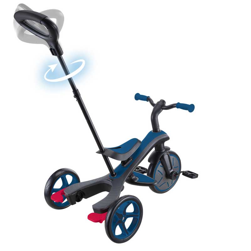 Триколка 4 в 1 GLOBBER EXPLORER TRIKE със сенник в кралско син цвят - Image 13