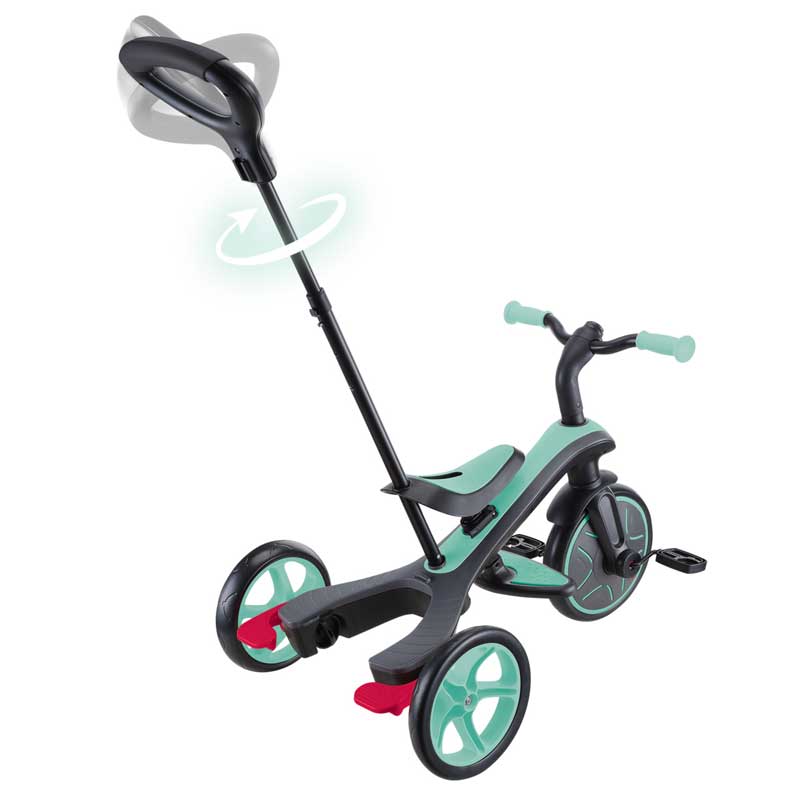 Триколка 4 в 1 GLOBBER EXPLORER TRIKE със сенник - ментово зелена - Image 14